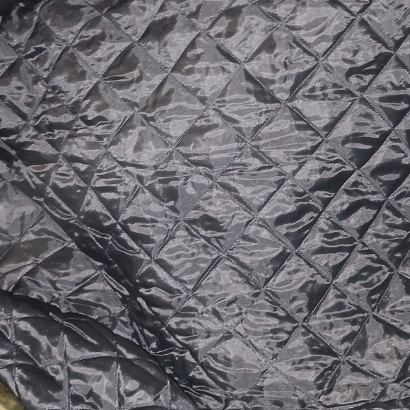 Yoki Outerwear Sherpa lined olive green coat size S hooded Faux fur trim NWT - Picture 13 of 14